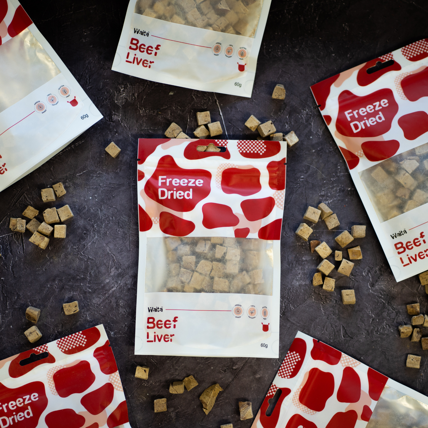 Freeze Dried Beef Liver Cubes