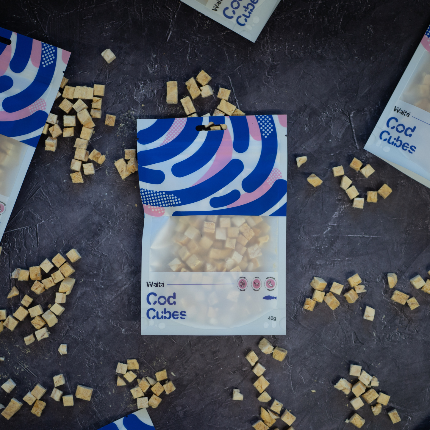 Freeze Dried Cod Cubes