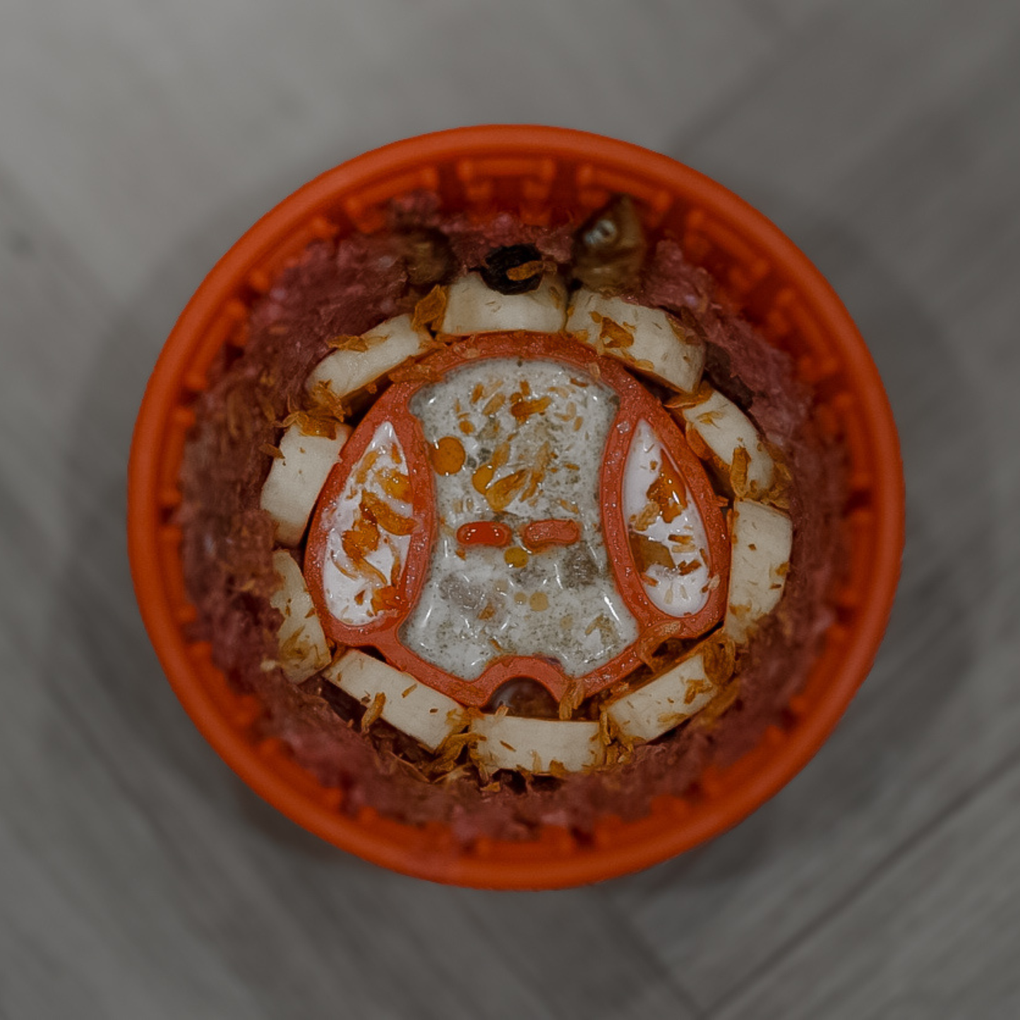 Lick Pot - Pumpkin Orange